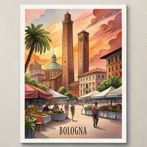 Poster viaggio mozzafiato - da,