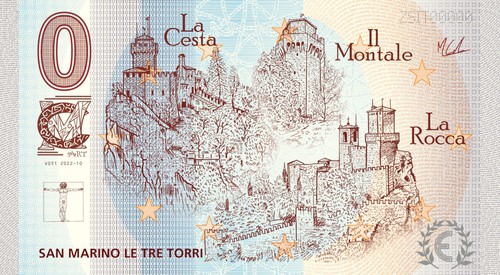 Zerosouvenir banconota euro - banconota,