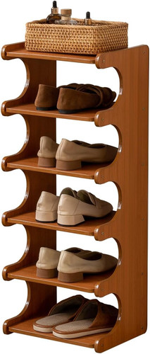 Scarpiera slim legno 6 - scarpiera,