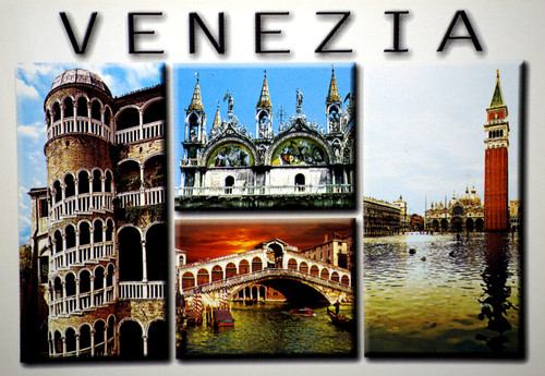Postcard italy venezia venice - italy,