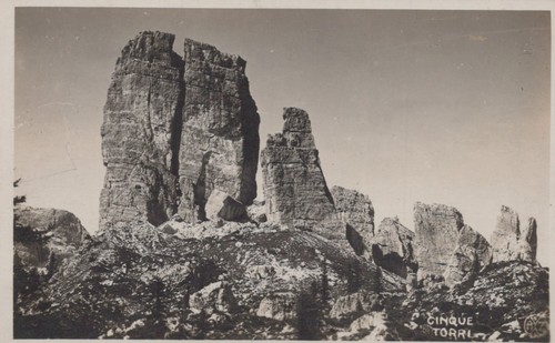 Cartolina cinque torri - ,